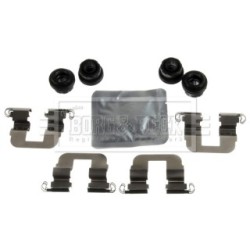 Brake Disc Pad Accessory Kit BORG & BECK BBK1707 BORG & BECK