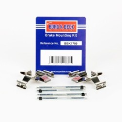 Brake Disc Pad Accessory Kit BORG & BECK BBK1709