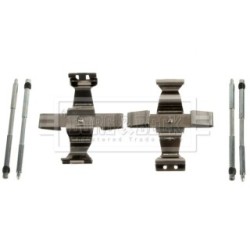 Brake Disc Pad Accessory Kit BORG & BECK BBK1709 BORG & BECK