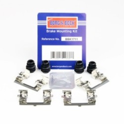 Brake Disc Pad Accessory Kit BORG & BECK BBK1711