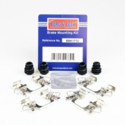 Brake Disc Pad Accessory Kit BORG & BECK BBK1712