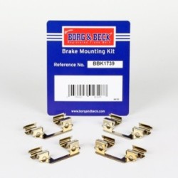 Brake Disc Pad Accessory Kit BORG & BECK BBK1739 BORG & BECK