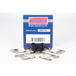 Brake Disc Pad Accessory Kit BORG & BECK BBK1743