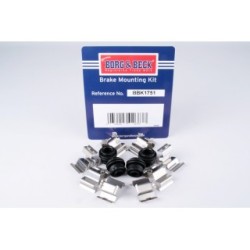 Brake Disc Pad Accessory Kit BORG & BECK BBK1751