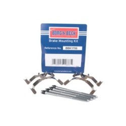 Brake Disc Pad Accessory Kit BORG & BECK BBK1755