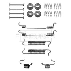 Brake Shoe Accessory Kit BORG & BECK BBK6155 OE Ref 77 01 205 291