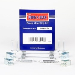 Brake Shoe Accessory Kit BORG & BECK BBK6174 OE Ref 77 01 208 356 BORG & BECK