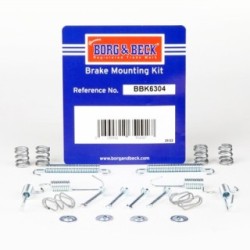 Brake Shoe Accessory Kit BORG & BECK BBK6304 BORG & BECK