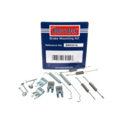 Brake Shoe Accessory Kit BORG & BECK BBK6316 OE Ref 1550203