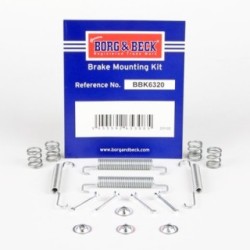 Brake Shoe Accessory Kit BORG & BECK BBK6320 BORG & BECK