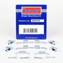 Brake Shoe Accessory Kit BORG & BECK BBK6358