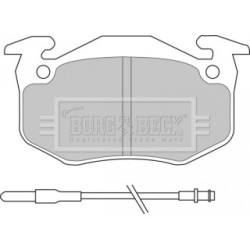 Brake Pad Set BORG & BECK BBP1097 OE Ref 7701202227