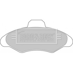 Brake Pad Set BORG & BECK BBP1116 OE Ref 1031781