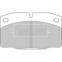 Brake Pad Set BORG & BECK BBP1117 OE Ref 1605788