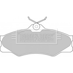 Brake Pad Set BORG & BECK BBP1175 OE Ref 251698151C