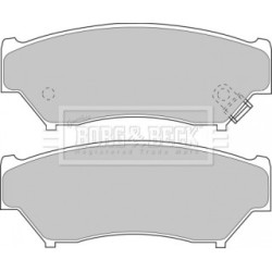 Brake Pad Set BORG & BECK BBP1184 OE Ref 5520056831