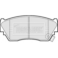 Brake Pad Set BORG & BECK BBP1197 OE Ref 1N003328ZA