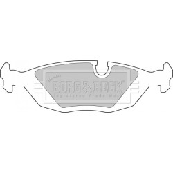 Brake Pad Set BORG & BECK BBP1266 OE Ref 34111159273