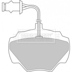 Brake Pad Set BORG & BECK BBP1279 OE Ref RTC6591