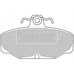 Brake Pad Set BORG & BECK BBP1302 OE Ref 1543375