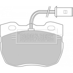 Brake Pad Set BORG & BECK BBP1327 OE Ref RTC6781