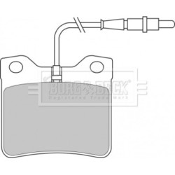 Brake Pad Set BORG & BECK BBP1421 OE Ref 4251.93