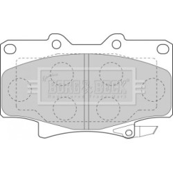 Brake Pad Set BORG & BECK BBP1442 OE Ref 04465YZZAL