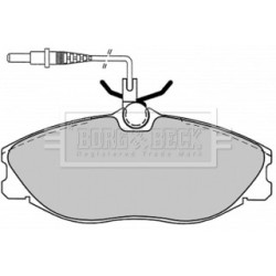 Brake Pad Set BORG & BECK BBP1443 OE Ref 4251.43