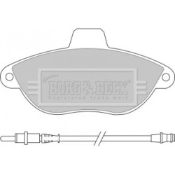Brake Pad Set BORG & BECK BBP1461 OE Ref 71770986