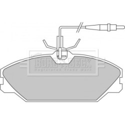 Brake Pad Set BORG & BECK BBP1466 OE Ref 6000008895