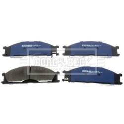 Brake Pad Set BORG & BECK BBP1486 OE Ref 4106008N90 BORG & BECK