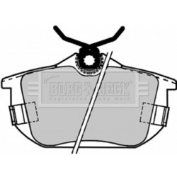 Brake Pad Set BORG & BECK BBP1488 OE Ref A4544201020