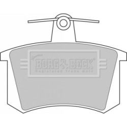 Brake Pad Set BORG & BECK BBP1503 OE Ref 60743578