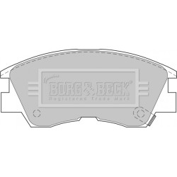 Brake Pad Set BORG & BECK BBP1511 OE Ref MB500812
