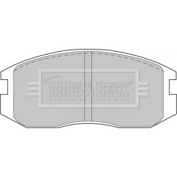 Brake Pad Set BORG & BECK BBP1521 OE Ref 0449187401000