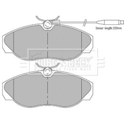 Brake Pad Set BORG & BECK BBP1561 OE Ref 425117