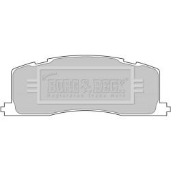 Brake Pad Set BORG & BECK BBP1593 OE Ref 0446628011