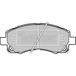 Brake Pad Set BORG & BECK BBP1609 OE Ref 26296609020