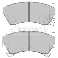 Brake Pad Set BORG & BECK BBP1613 OE Ref 410600M891