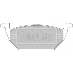 Brake Pad Set BORG & BECK BBP1618 OE Ref 1J0 698 151