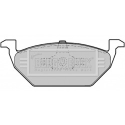 Brake Pad Set BORG & BECK BBP1619 OE Ref 1J0698151