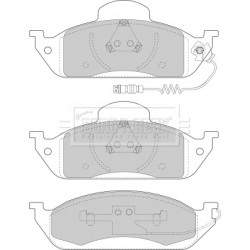 Brake Pad Set BORG & BECK BBP1640 OE Ref 1634200320