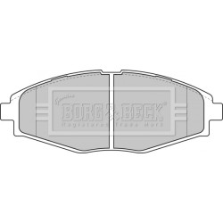 Brake Pad Set BORG & BECK BBP1649 OE Ref 96281945
