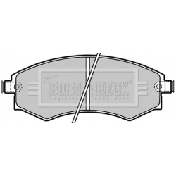 Brake Pad Set BORG & BECK BBP1658 OE Ref 5810129A00