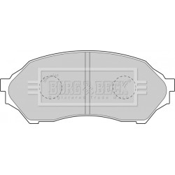 Brake Pad Set BORG & BECK BBP1663 OE Ref B2YD3323Z