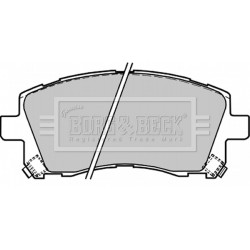 Brake Pad Set BORG & BECK BBP1680 OE Ref 26296609041