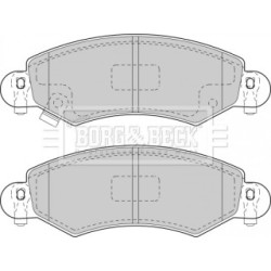 Brake Pad Set BORG & BECK BBP1713 OE Ref 1605976
