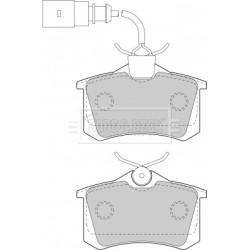 Brake Pad Set BORG & BECK BBP1721 OE Ref 7M3698451A