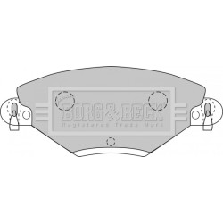Brake Pad Set BORG & BECK BBP1722 OE Ref 4252.48