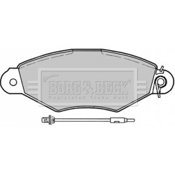 Brake Pad Set BORG & BECK BBP1729 OE Ref 425169